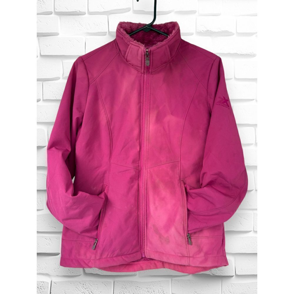 ZeroXposur Women’s Medium Raspberry-Colored Lillian Plush-Lined Jacket [FLAWS]